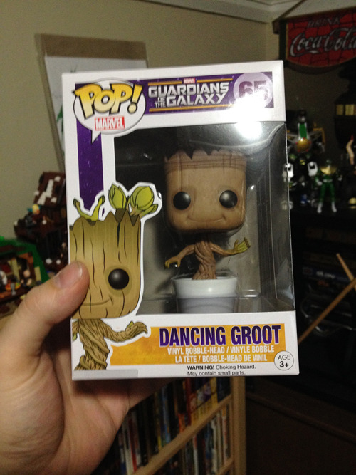 dom-daddy-r:  dada-dltoart:  New Gift for My Luna! This arrived in the mail today!  I bought it for my Babygirl back in September, but it hadn’t actually been manufactured yet!  But I truly believe every Little Girl needs to have a Baby Dancing Groot
