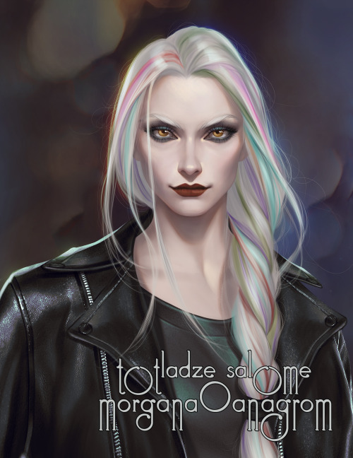  i painted this piece a while back. this artwork was commissioned, character is Danika Fendyr from C