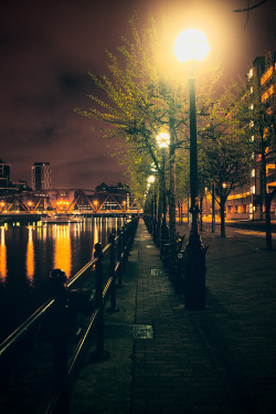 plasmatics:  Street Lights at Salford Quays by Jordan Merrick (Website) 