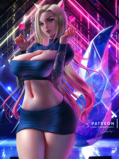 lolliedrop:  K/DA AhriBlonde Ahri is best