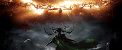 thorodinson:  Your sister. Her power comes from Asgard, same as yours. When it grew beyond Odin’s control, she massacred everyone in the palace and tried to seize the throne. When she tried to escape her banishment, he sent the Valkyrie in to fight