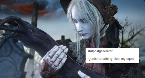 emeraldgrxves: bloodborne + shitpostgenerator