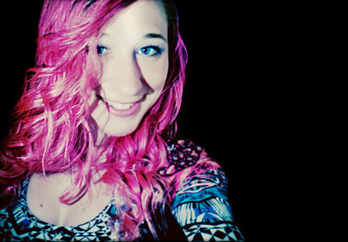 pink hair idgaf