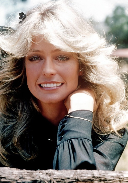 Farrah Fawcett in the first season of Charlie’s Angels. (1976)