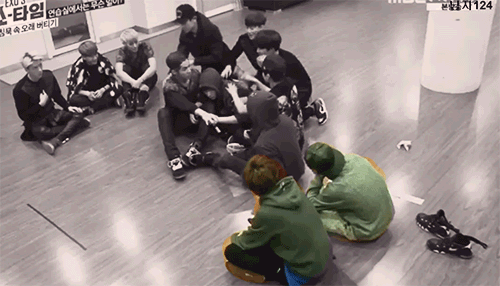 overdyosed:  Kind hyungs don’t want to punish the members