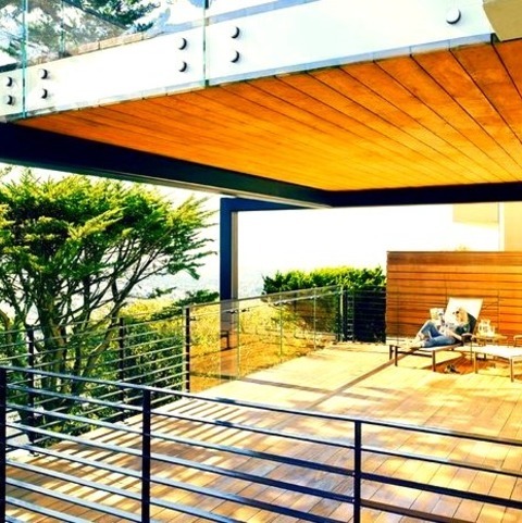 Deck Uncovered San FranciscoDeck - Idea For A Sizable, Modern Backyard Deck Without A Cover