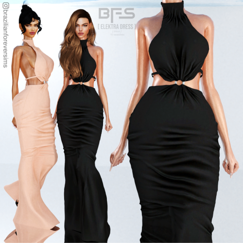 ELEKTRA DRESS[dress]• 100% new meshes.• textures made by me.• hq compatible.• medium poly•  CAS Thum