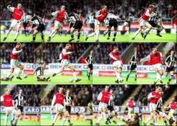 nikys-sportsdotcom:  timarsenal:  Dennis Bergkamp &lt;3 vs Newcastle LIKE &gt; www.fb.com/afc.fans  Bergkamp