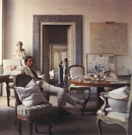 Cy Twombly at home by Horst P. Horst, 1966, RomeAn imperious Nero and Gerhard Richter’s Frau Marlow 