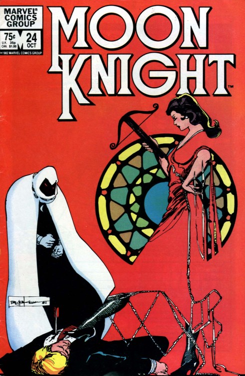 Moon Knight #24, October 1982, Pencils: Bill Sienkiewicz