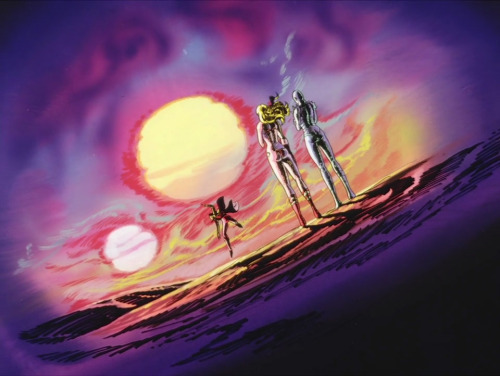 loqhay:  loqhay: Space Cobra The 80’s anime television series based on the Buichi Terasawa manga was directed by influential anime director Osamu Desaki. One of his trademark techniques was the use of pastel freeze frames.Desaki called this technique