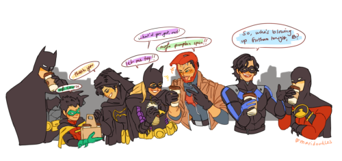 maridoodles: coffee run b4 patrolmy coffee headcanons