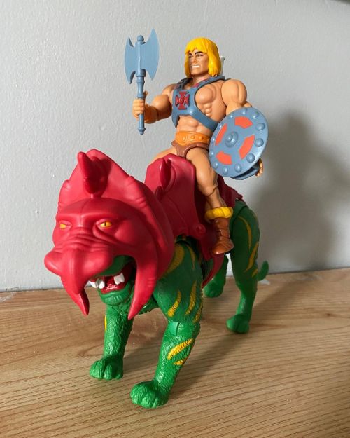 Ready for Skeletor! #he-man #heman #hemanandthemastersoftheuniverse #motu #battlecat #cringer #yello