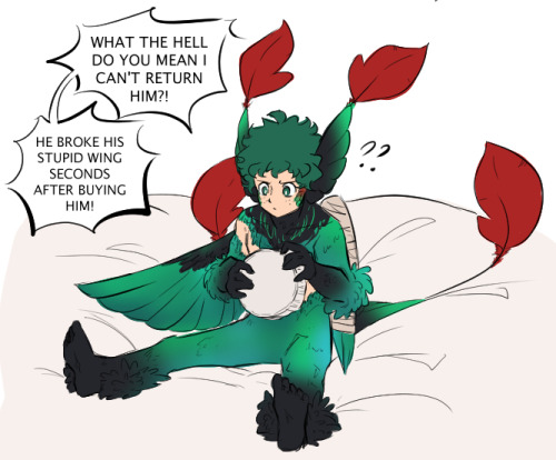 Haven’t done any fairy Deku art in a while.As much as Katsuki wanted to return him he couldn’t since