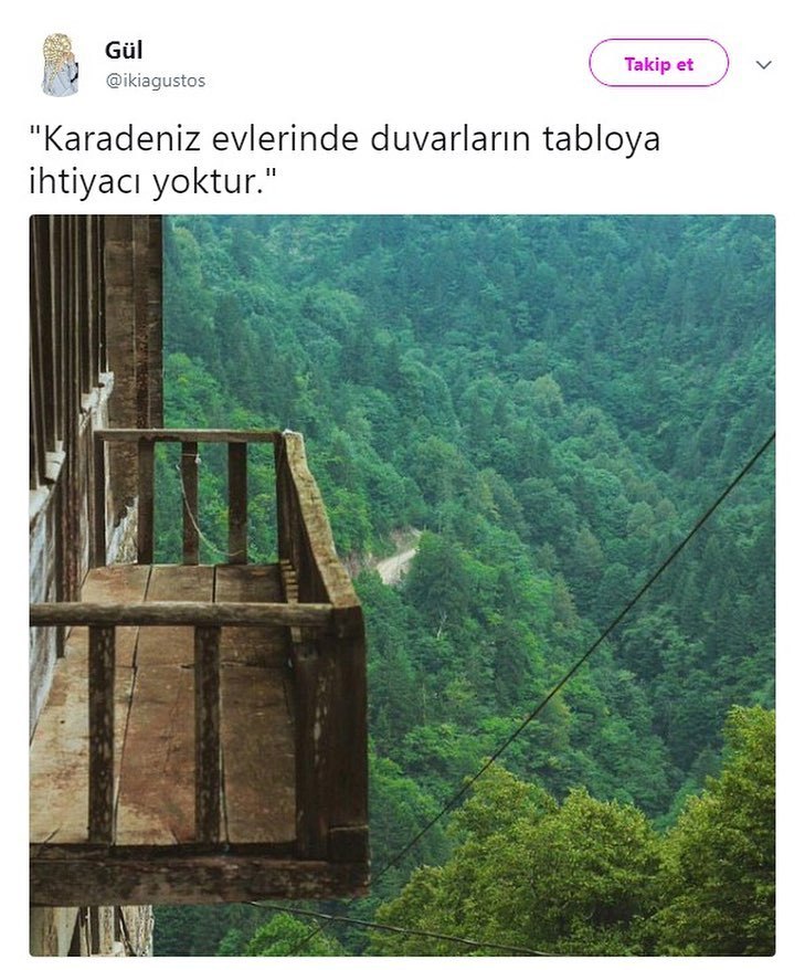 Karadeniz evlerinde...