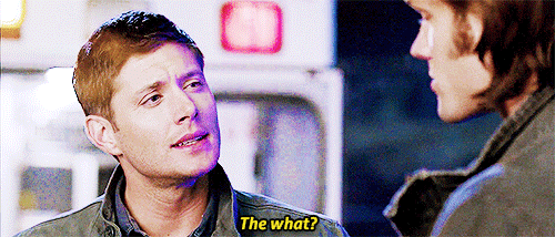 #Dean’s smug smile tho   ( ๑‾̀◡‾́)σ»  