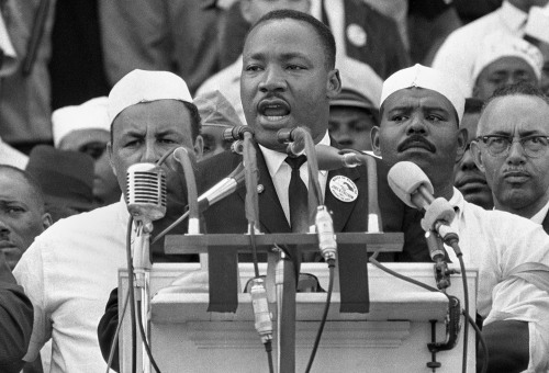 yahoonewsphotos: Martin Luther King Jr. Martin Luther King Jr. was born in Atlanta, Ga., on Jan. 15, 1929. King was a Baptist minister, activist, humanitarian, and civil rights leader who practiced peaceful, nonviolent civil disobedience to protest racial