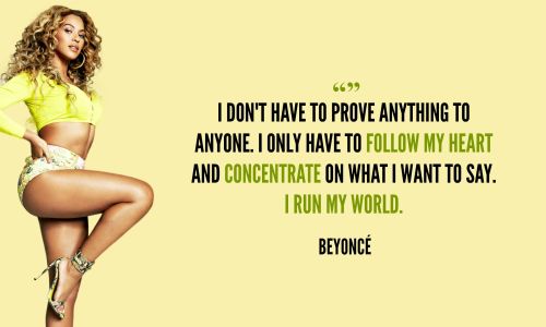 knowlescarters:  Favorite Artists: BEYONCÉ “We teach girls to shrink themselves, to make themselves smaller. We say to girls: “You can have ambition, but not too much. You should aim to be successful, but not too successful, otherwise, you will
