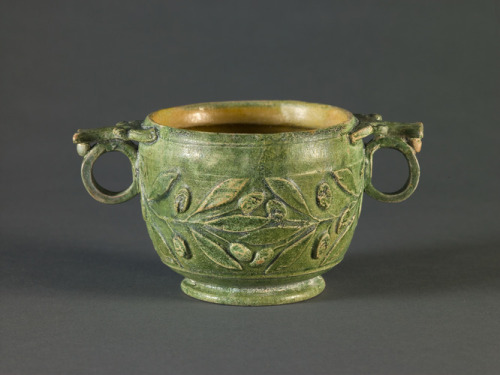 slam-ancient: Two-handled Cup (skyphos), Roman, 1st century BC–1st century AD,