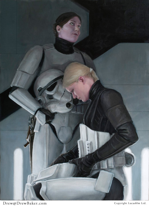 heroineimages:kablob17:alwaysstarwars:Female troopers by Drew BakerI love that the new canon has wom