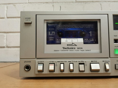 Technics RS-M04 Stereo Cassette Deck, 1981