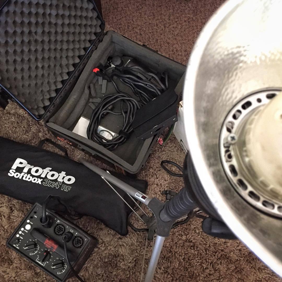 bonifebrianda:  Doing equipment maintenance for tomorrow’s photoshoot. #profoto