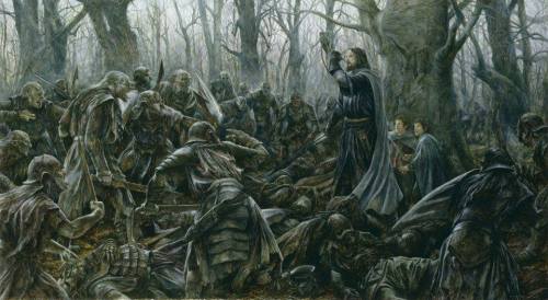 akeunena:  “The Horn of Boromir”, in fine art, by Matthew Stewart.