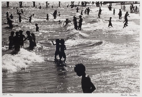 Children in Surf, Coney Island, NYHaroldFeinstein (American; 1931–2015)1977Gelatin silver print© Har
