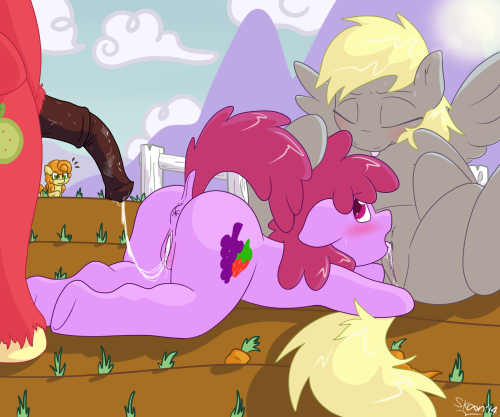 datcatwhatponiponi:  Whew! Finally finished this one.  Well hopefully my muse is back.  Hotdamn o////o