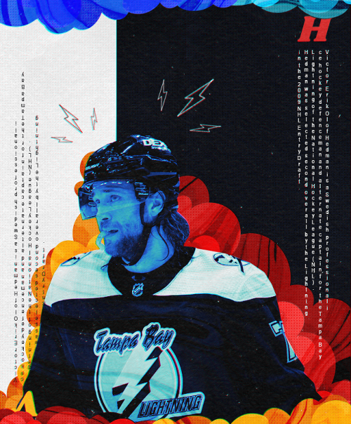 doubleminor: victor hedman of the tampa bay lightningclick for higher resolution. img src.for @