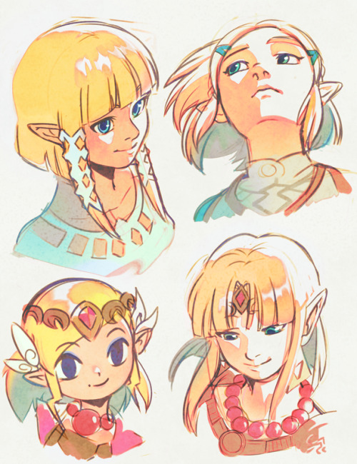 uzucake:   Short Hair Zelda! ✂️    ✨    