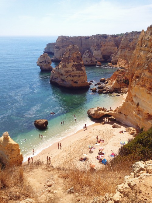 Porn travelingcolors:  Praia da Marinha, Lagoa photos