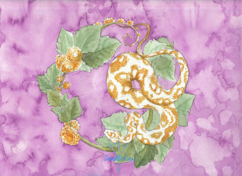 Made Some Progress In Conquering My Fear Of Soft Colours. Especially Pink/purple. The Snake Provided