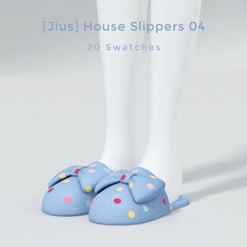 Marshmallow Collection 01 [Jius] Platform Slippers 0120 swatches11k+ Polygons&mdash;&mdash;&