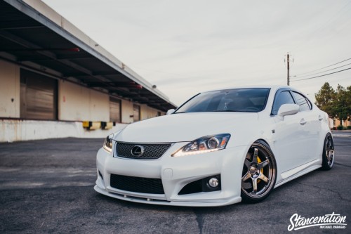 Lexus IS F GSE20Sin City Coastin’ // Lance Calitri’s Lexus IS-F | StanceNation™ //