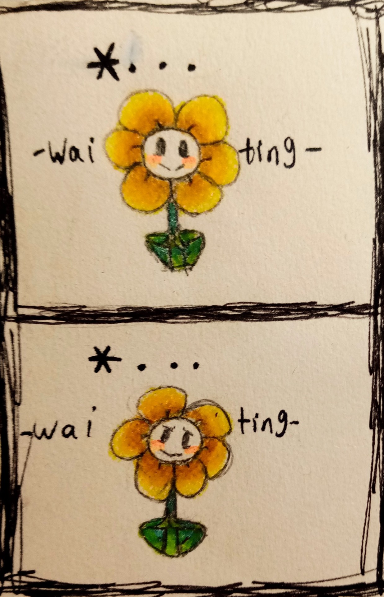 Cutting open Flowey for science 