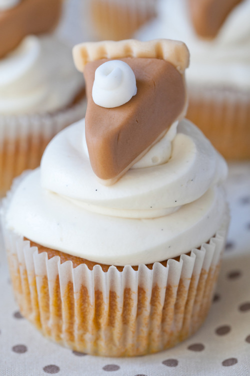 fullcravings:  Little Slice of Fondant Pumpkin Pie