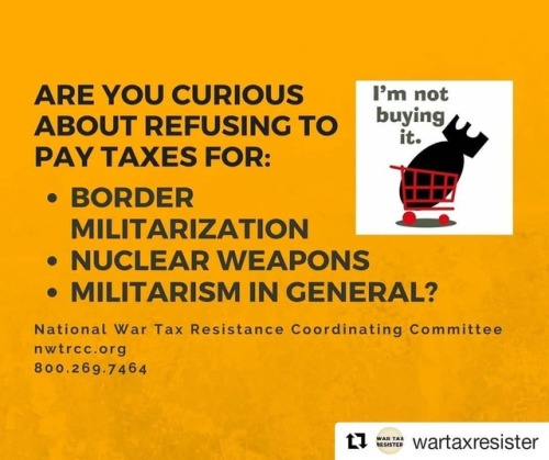 #Repost @wartaxresister (@get_repost)・・・&ndash;&gt; #WHATIF we just refused to pay?? // LEARN MORE h