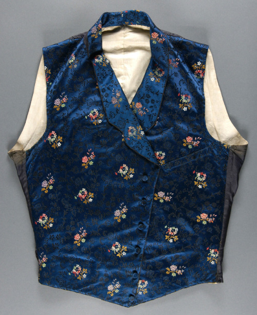 fashionsfromhistory:Waistcoatc.1843Philadelphia Museum of Art