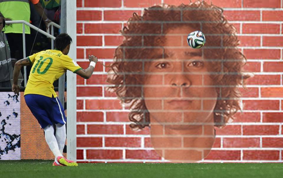 clarkstreetsports:  Exclusive photo from Brazil vs Mexico today
