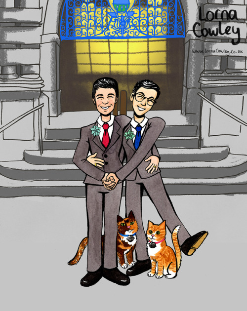 Wedding invitation commission from last year &lt;3 