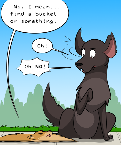 katswenski:The meltiest of pups. MY STORE (NEW!!) — My website – My Instagram – See me on Webtoon!