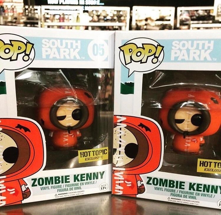 Zombie Kenny funko pops! Hot Topic Exclusive!