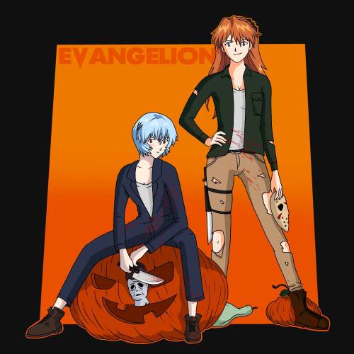 Evangelion HalloweenInstagram: peterittvan_designShop: Evangelion Halloween 2