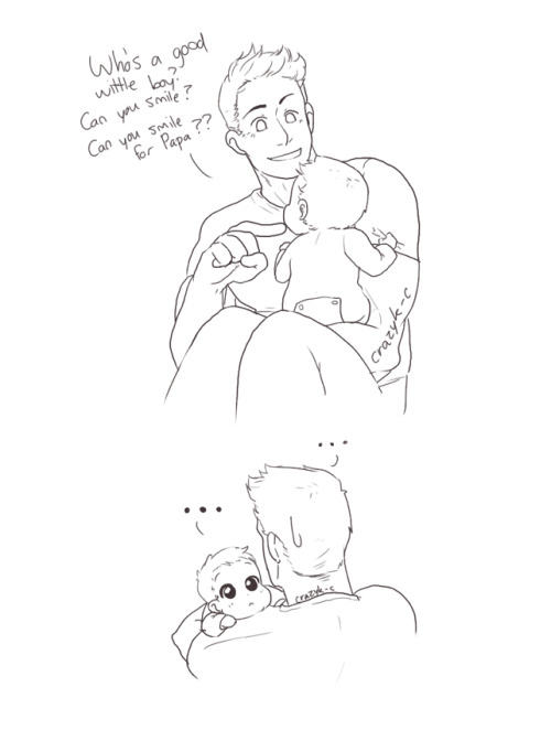 crazyk-c:

I’d be scared too, Steve. Obviously Peter likes him WAY more #bahahaha awww#stony#superhusbands#crazyk-c