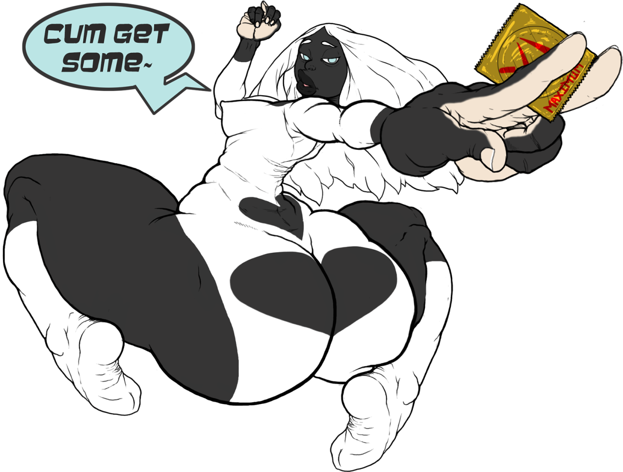 moccafiend: The pitch black phat booty of Viola. She belongs to http://cheezyweapon.tumblr.com/