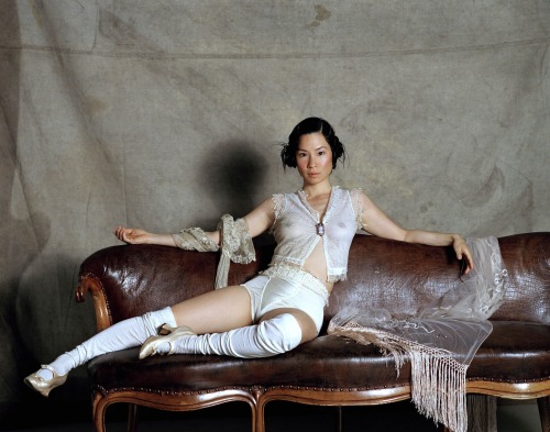 celebsinlingerie:  Lucy Liu