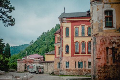 Новоафонский монастырьNew Athos Monastery (1896) in Abkhazia