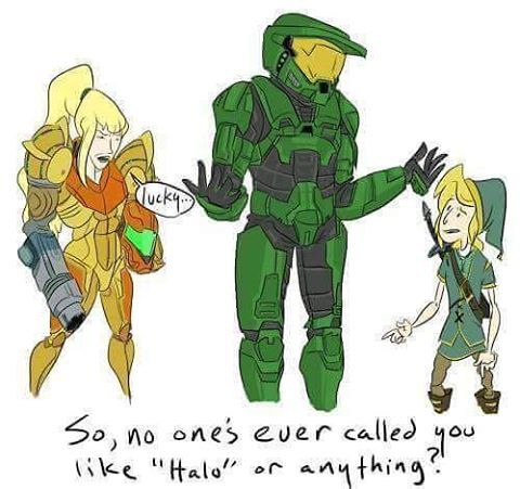 Awkward….#Link #Zelda #metroid #halo #halo4 #masterchief #nes #nintendo #supernintendo #ninte