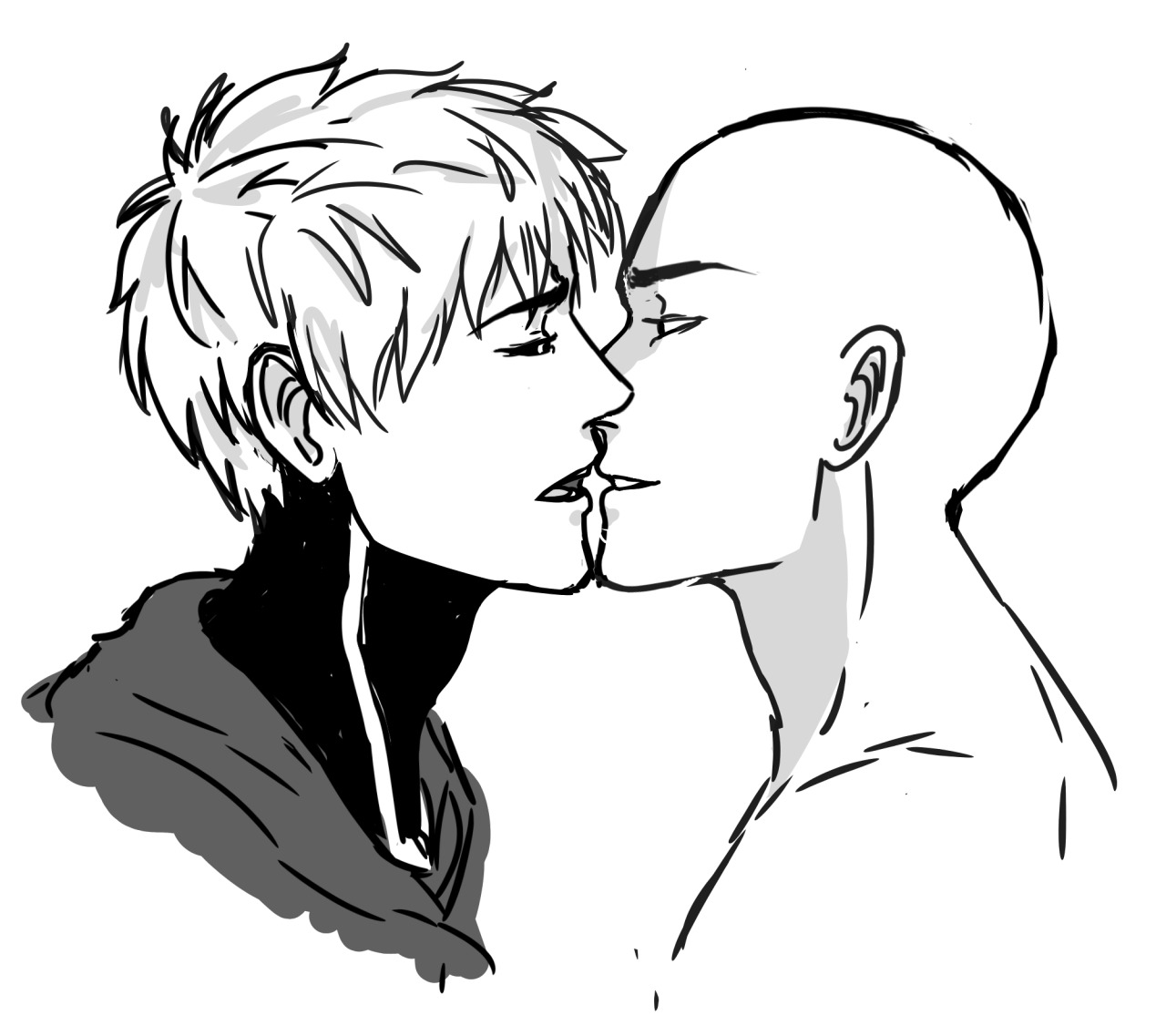 kueekueen-g:  ahhhâ€¦..SaiGenosÂ â™¥ teaching the cyborg a thing or two~